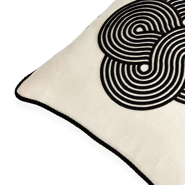 Pompidou B&W Cloud Pillow Jonathan Adler