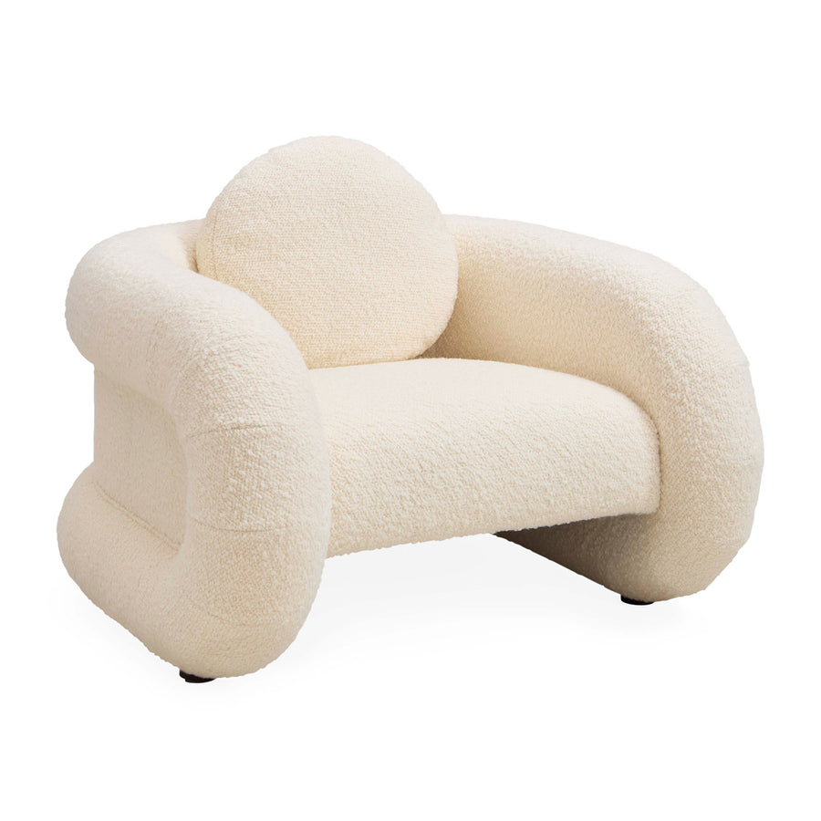 Pompidou Lounge Chair Jonathan Adler White