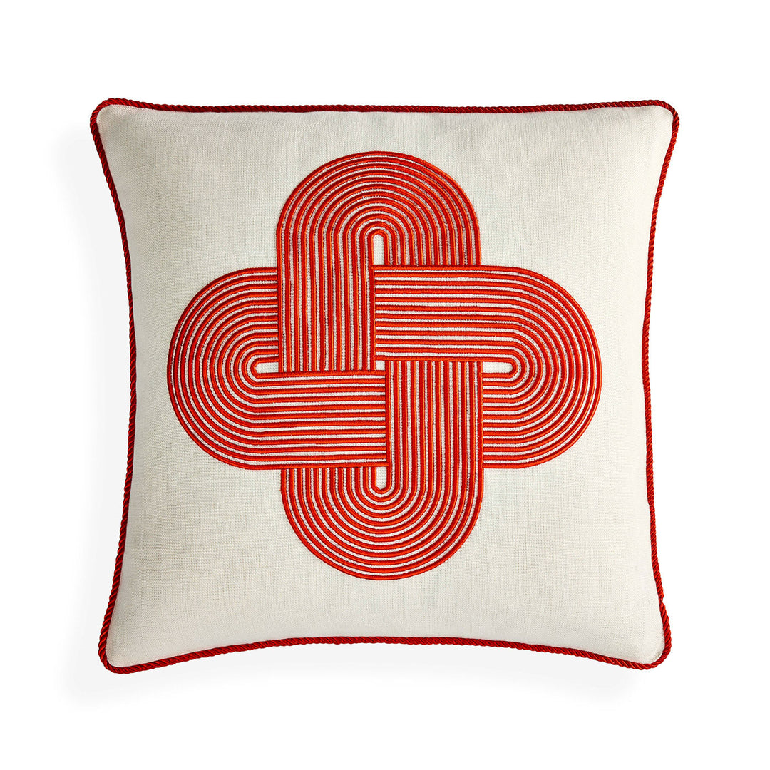 Pompidou Red Plus Pillow Jonathan Adler