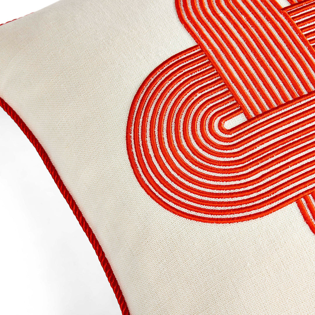 Pompidou Red Plus Pillow Jonathan Adler