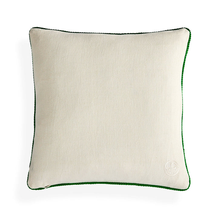Pompidou Green Quatrefoil Pillow Jonathan Adler