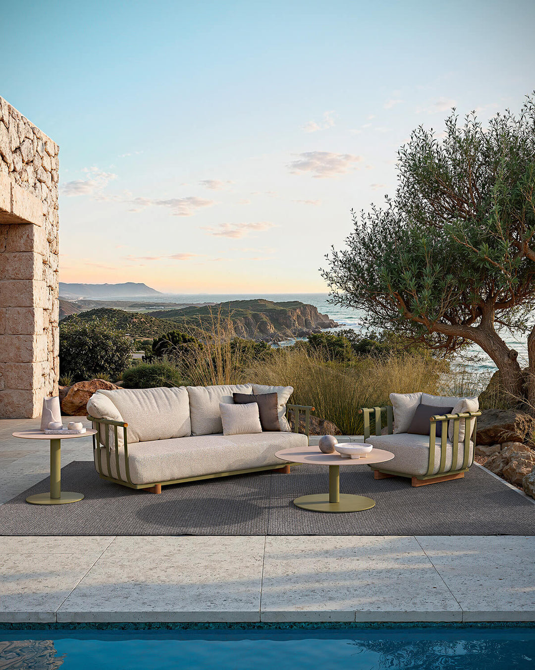 Ludo Lounge Chair Portofino Aluminum Lounge Chairs Atmosphera