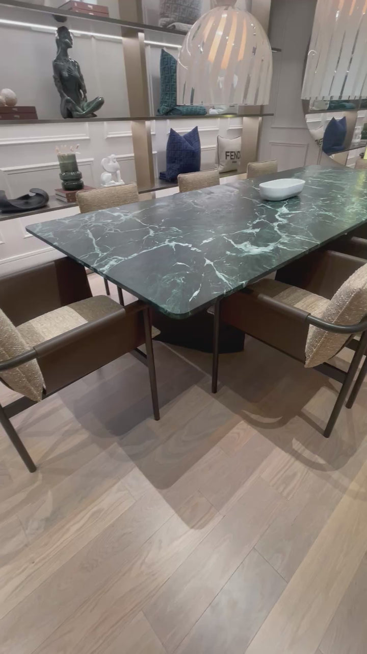 Ford Dining Table Verde Alpine Showroom Model Dining Table Fendi Casa