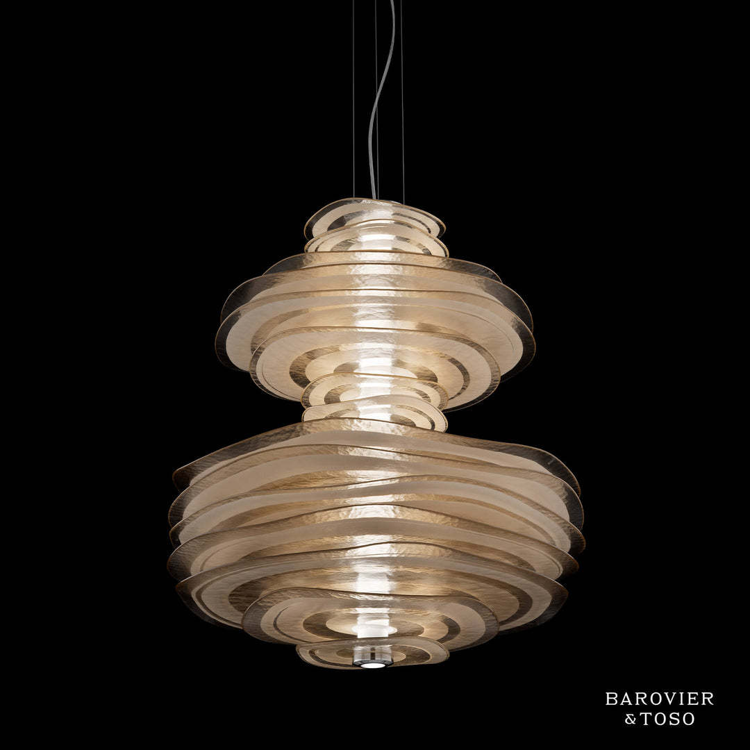 Profilo Suspension Lamp by Barovier&amp;Toso Artistic Chandeliers & Suspension Lamps Barovier & Toso