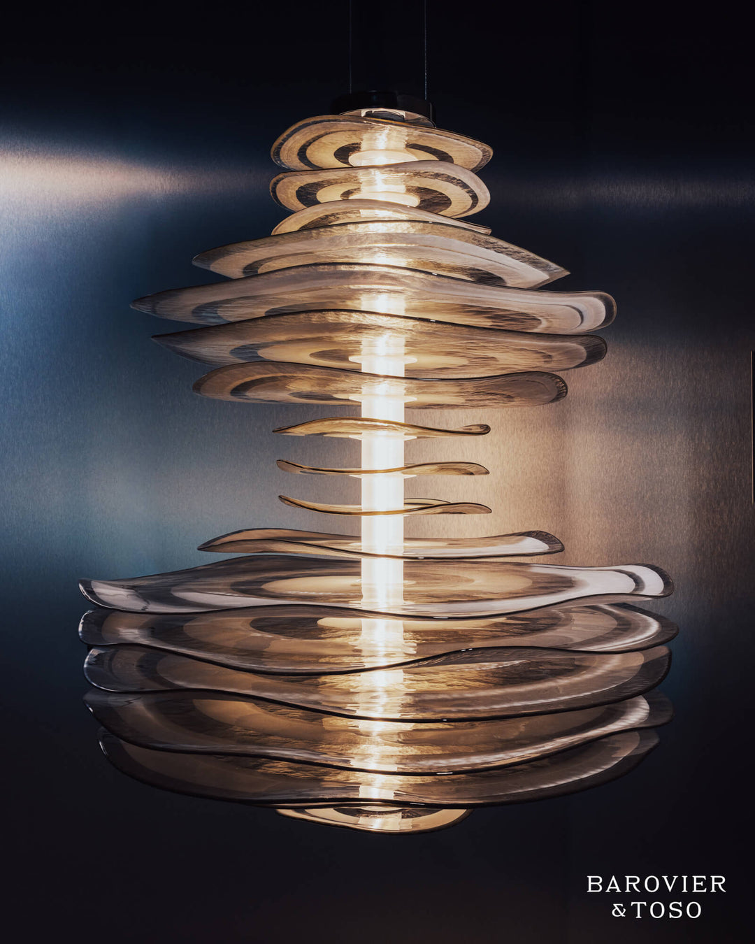 Profilo Suspension Lamp by Barovier&amp;Toso Artistic Chandeliers & Suspension Lamps Barovier & Toso