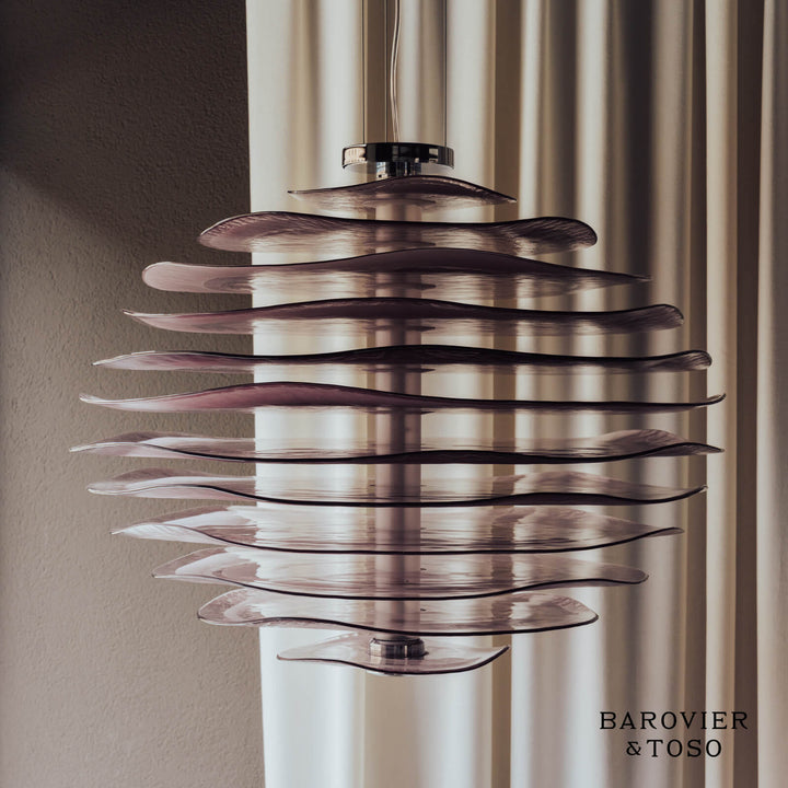 Profilo Suspension Lamp by Barovier&amp;Toso Sculptural Chandeliers & Suspension Lamps Barovier & Toso