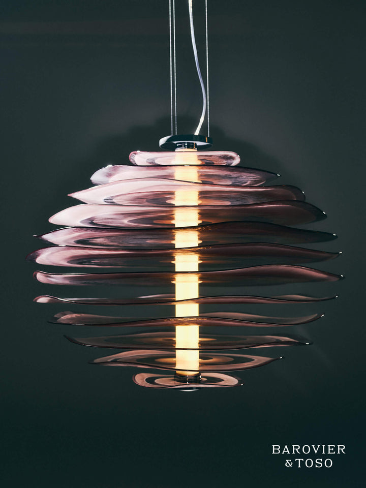 Profilo Suspension Lamp by Barovier&amp;Toso Sculptural Chandeliers & Suspension Lamps Barovier & Toso