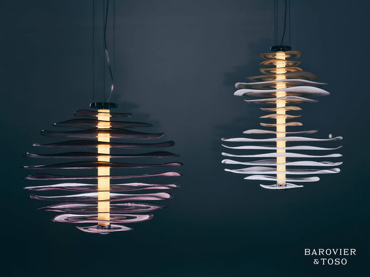 Profilo Suspension Lamp by Barovier&amp;Toso Sculptural Chandeliers & Suspension Lamps Barovier & Toso
