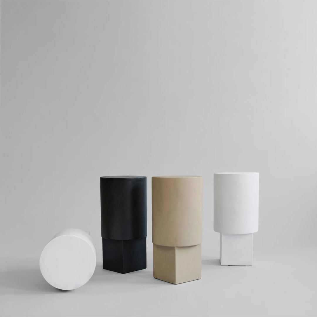 Column Table - Bone White Coffee Table 101 Copenhagen   