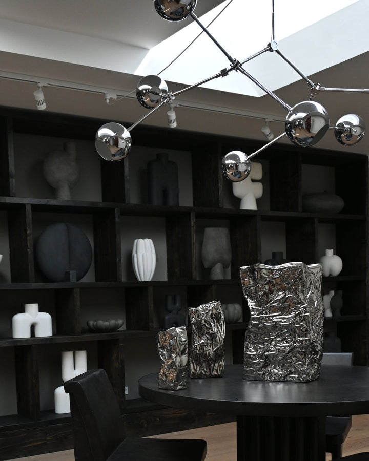 KAMI VASE BIG - CHROME Vases 101 Copenhagen   