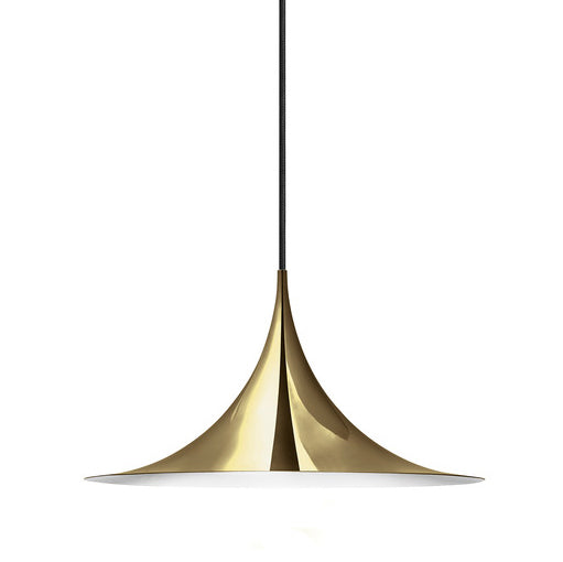 Semi Pendant Light Lighting Gubi Brass Medium: 18.5 in diameter