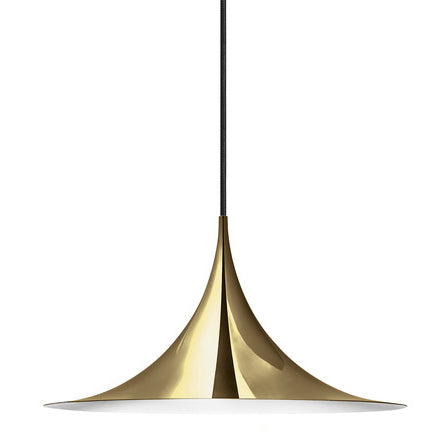 Semi Pendant Light Lighting Gubi Brass Large: 23.6 in diameter