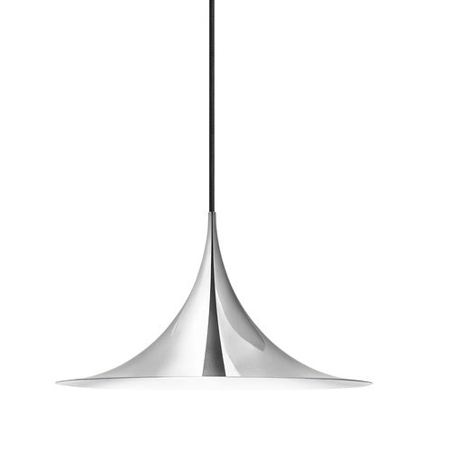 Semi Pendant Light Lighting Gubi Chrome Medium: 18.5 in diameter