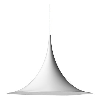 Semi Pendant Light Lighting Gubi Matt White Large: 23.6 in diameter