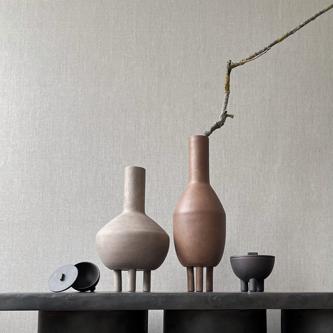 Duck Vase, Fat - Taupe Vases 101 Copenhagen   