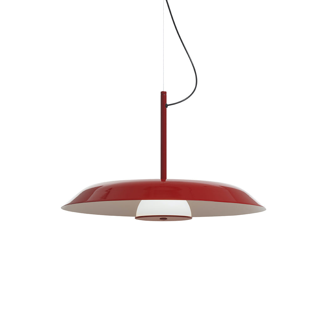 Iride Pendant Light Lighting OLUCE Scarlet Red Small: 21.7 in diameter