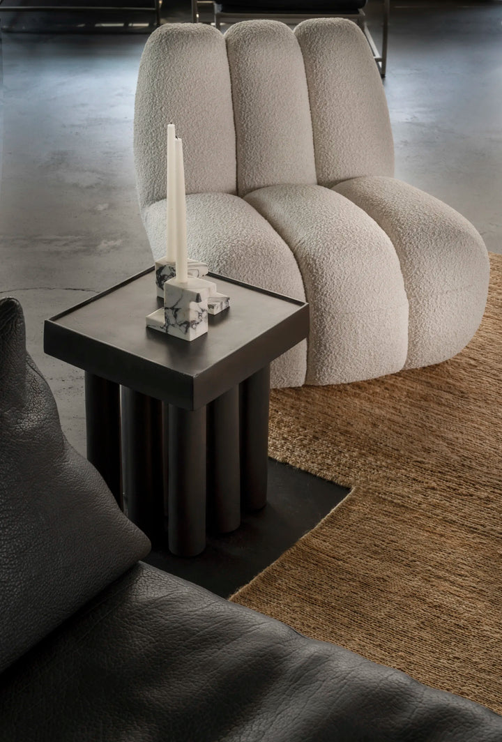 Brick Candle Holder, Low - Calacatta Vases 101 Copenhagen   