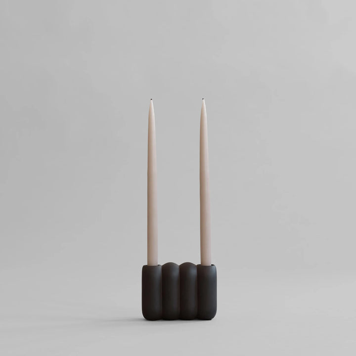 Tube Candle Holder, Mini - Coffee Candle Holder 101 Copenhagen   