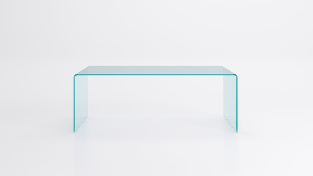 Rialto Clear Glass Coffee Table Rectangle Coffee Tables Fiam   