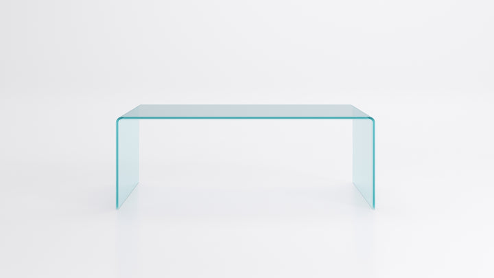 Rialto Clear Glass Coffee Table Rectangle Coffee Tables Fiam   