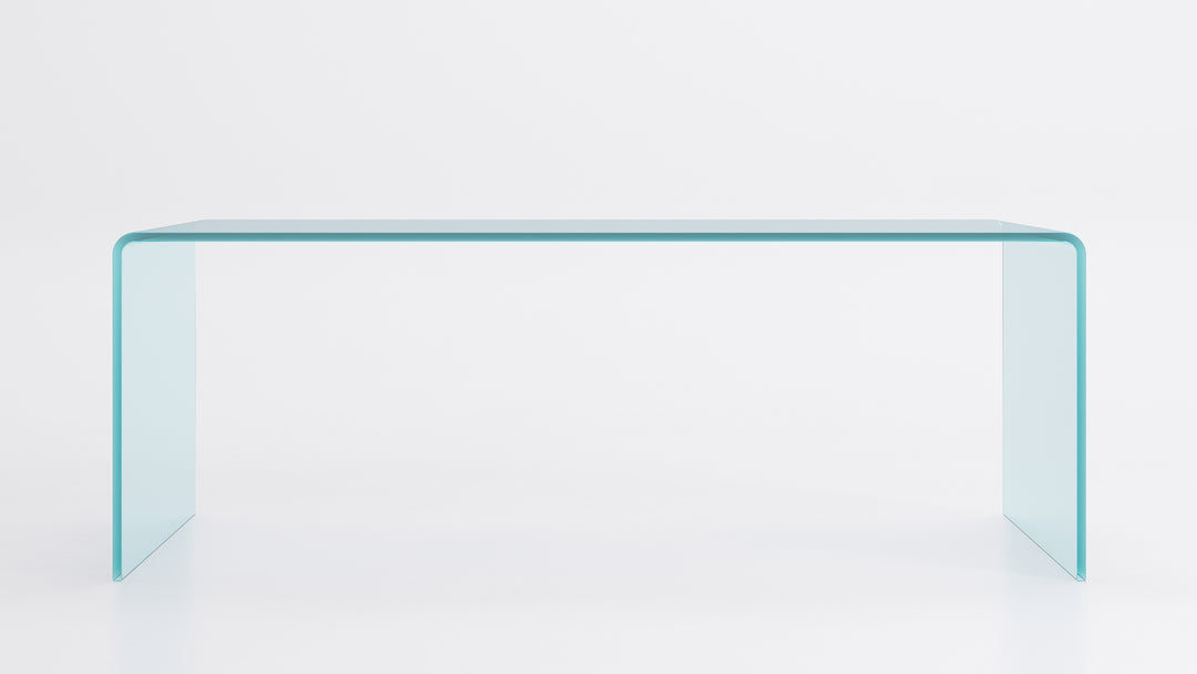Rialto Clear Glass Coffee Table Rectangle Coffee Tables Fiam   