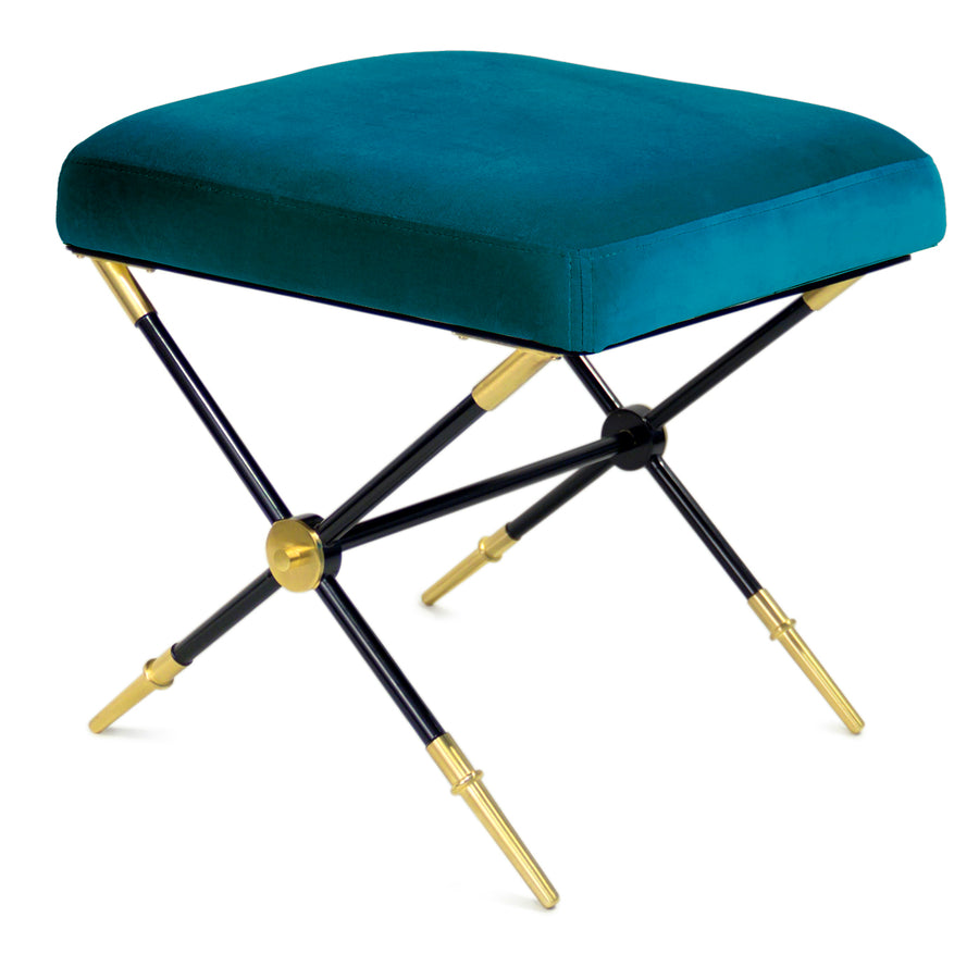 Rider X-Bench Jonathan Adler Rialto Peacock