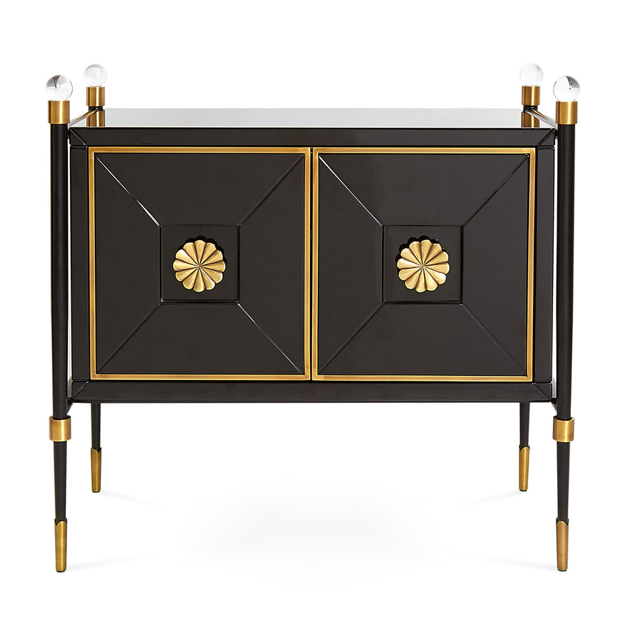 Rider Small Cabinet Jonathan Adler Black