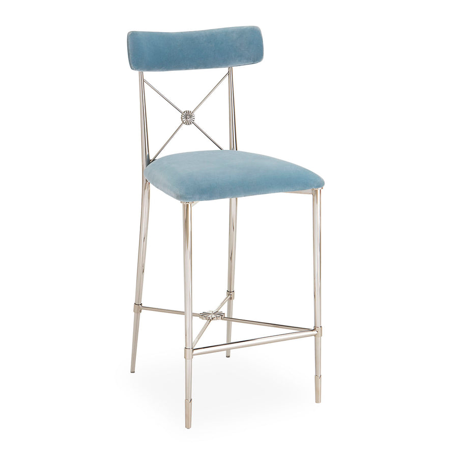 Rider Counter Stool Jonathan Adler Rialto Sky