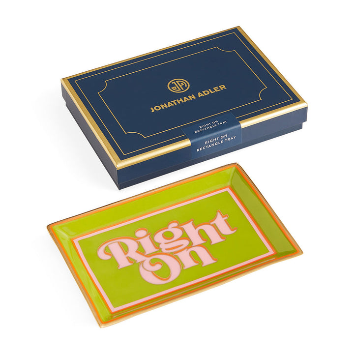 Right On Rectangle Tray Jonathan Adler