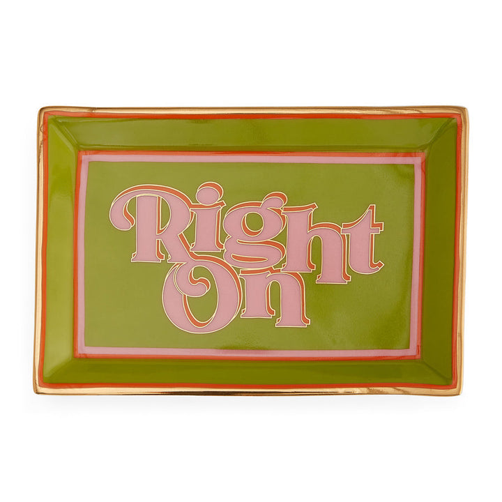 Right On Rectangle Tray Jonathan Adler Default Title
