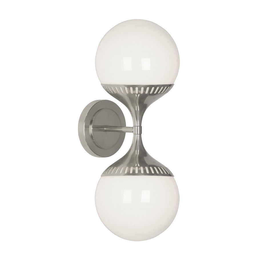 Rio End-on-End Sconce Jonathan Adler Nickel