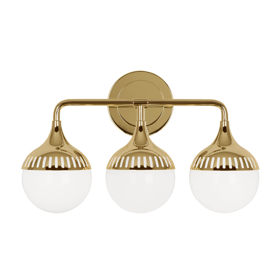 Rio Three-Light Sconce Jonathan Adler Brass