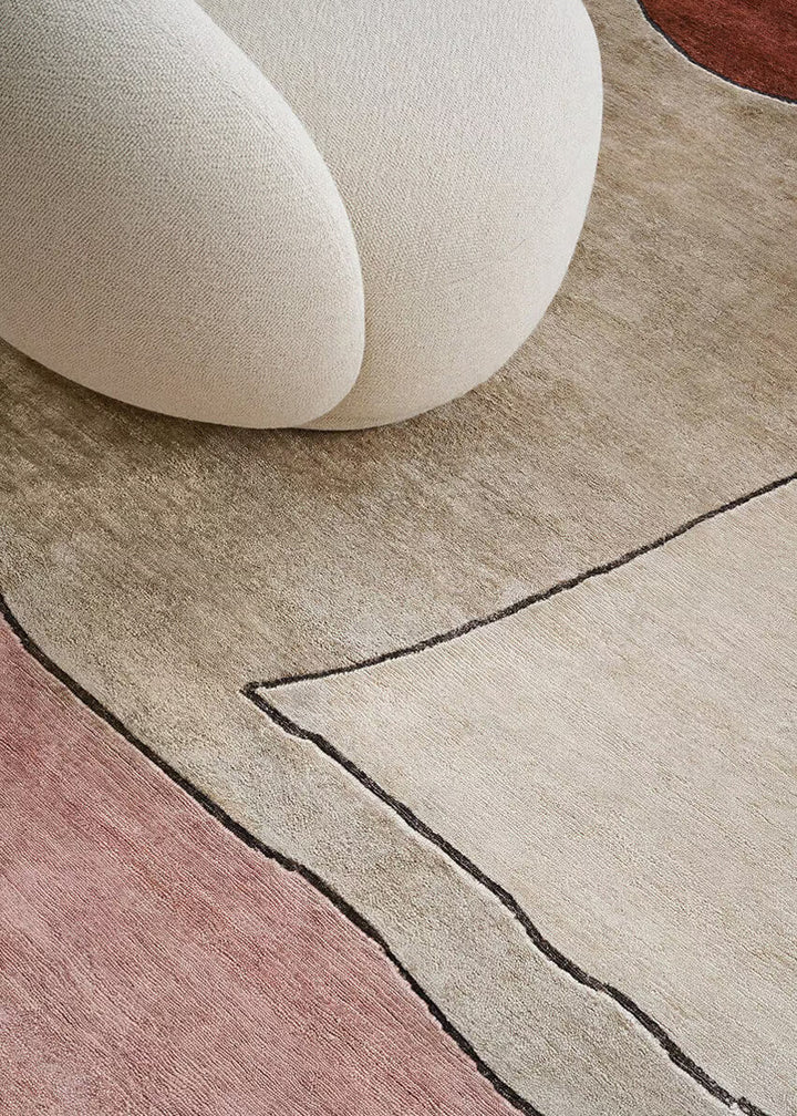 Ritagli - Bamboo Silk Rug Rugs Amini