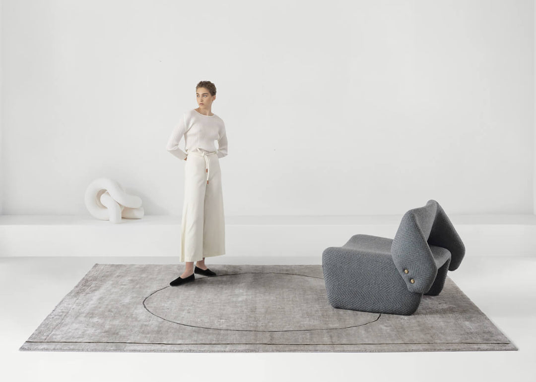Ritagli - Bamboo Silk Rug Rugs Amini