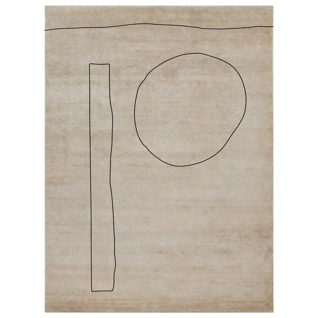 Ritagli - Bamboo Silk Rug Rugs Amini