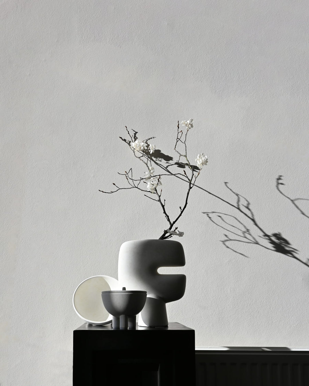 Tribal Vase, Mini - Bone White Vases 101 Copenhagen   