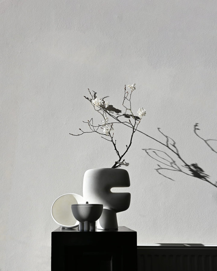 Tribal Vase, Mini - Bone White Vases 101 Copenhagen   