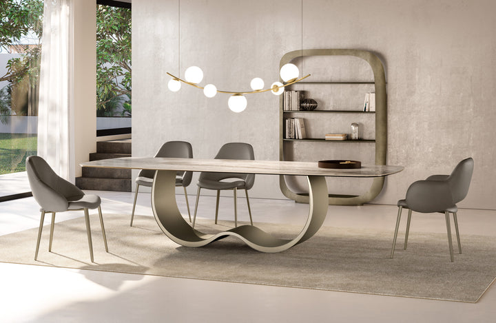 ALISEI CERAMIC TOP DINING TABLE Kitchen & Dining Room Tables Eforma   