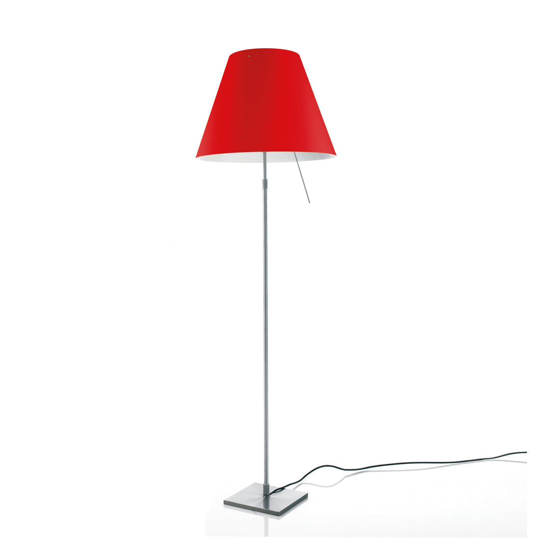 Costanza Floor Lamp Floor Lamps Luceplan Primary Red Sensor Dimmer