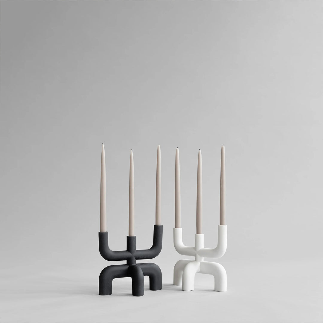 Cobra Candle Holder - Bone White Vases 101 Copenhagen   