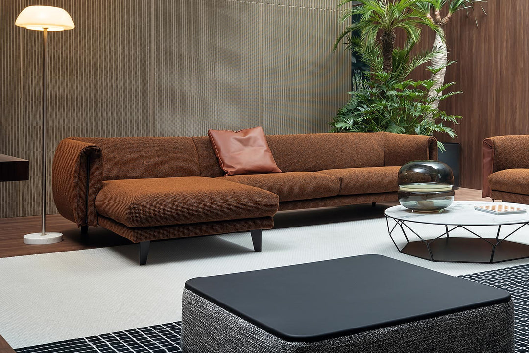 Saddle Sectional Sofa With Chaise Bonaldo