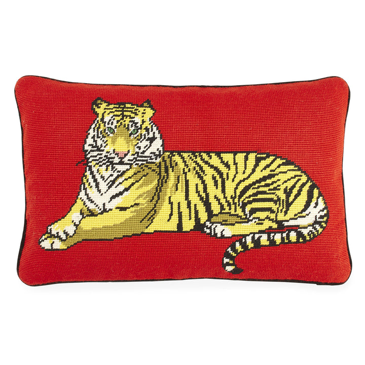 Safari Needlepoint Pillow Jonathan Adler