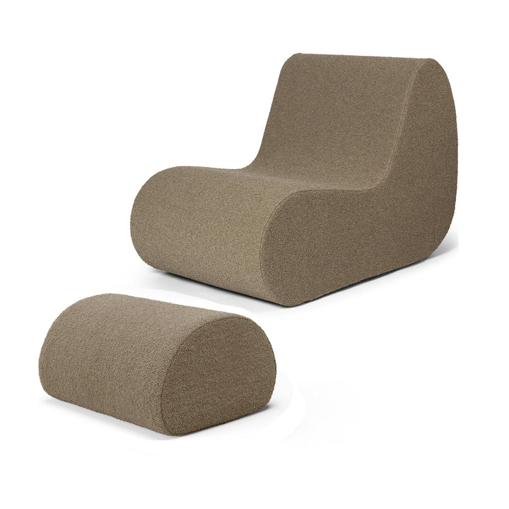 Rouli Center Module Lounge Chair Outdoor Chairs Ferm Living Sand Sand Lounge Chair Only