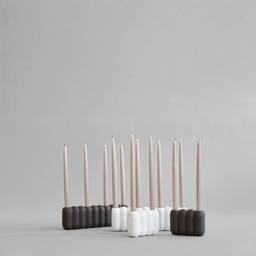 Tube Candle Holder, Big - Coffee Candle Holder 101 Copenhagen   