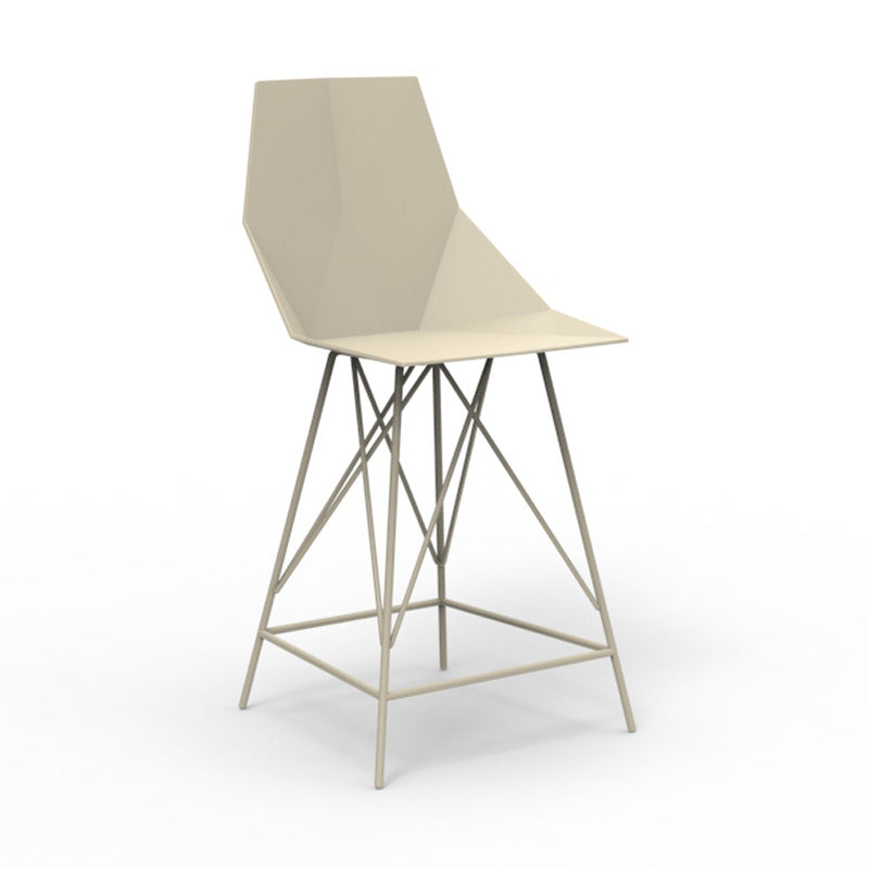 Faz Stool (Set of 4) Outdoor Vondom Ecru Counter: 26 in height 