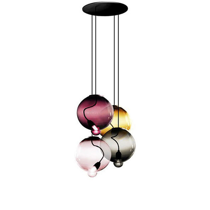 Meltdown Multi Light Pendant Light Lighting Cappellini 4 Lights