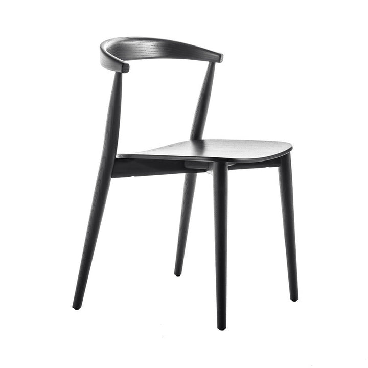 Newood Light Side Chair Chairs Cappellini Black-Stained Ash