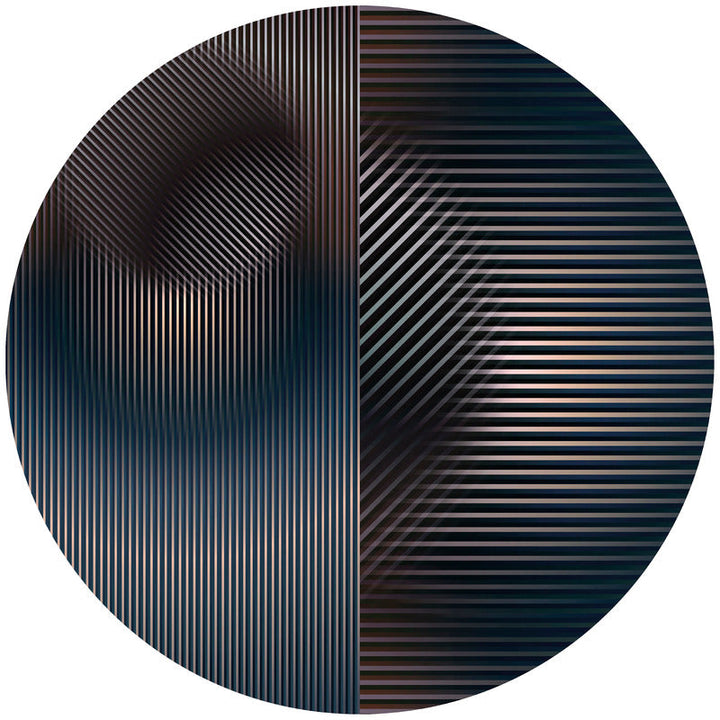 Trichroic Round Rug Rugs Moooi Hoxton Polyamide Small: 8 ft 2.4 in