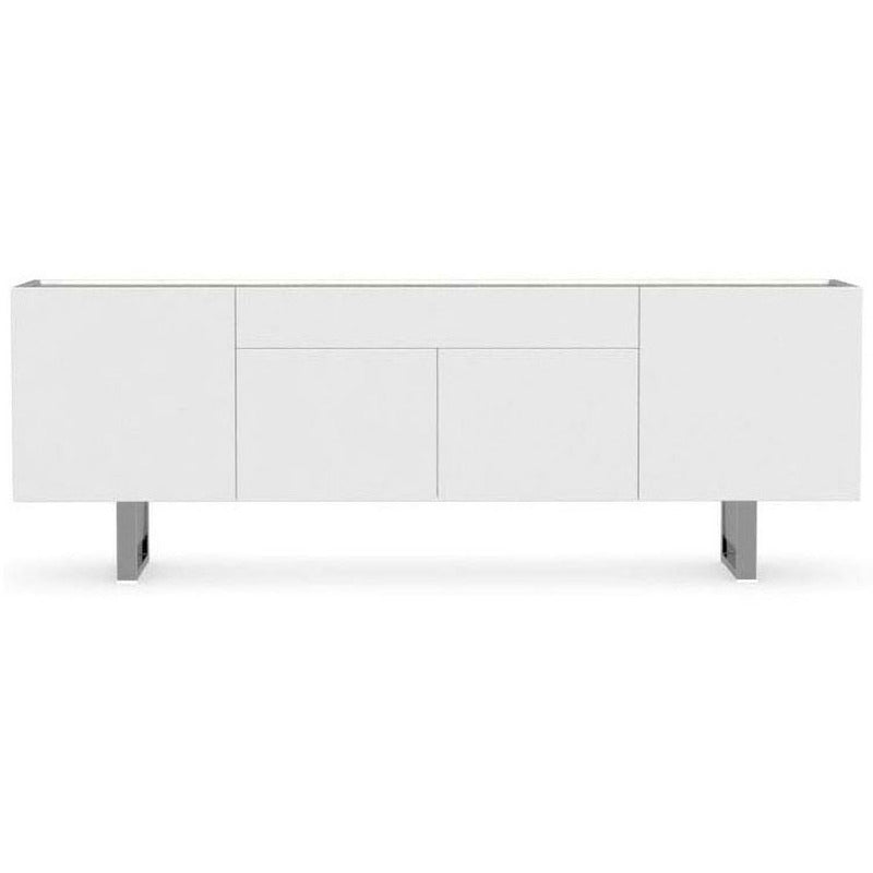 Horizon 4 Door Cabinet Sideboards & Buffets Calligaris P94 Matt Optic White Lacquer