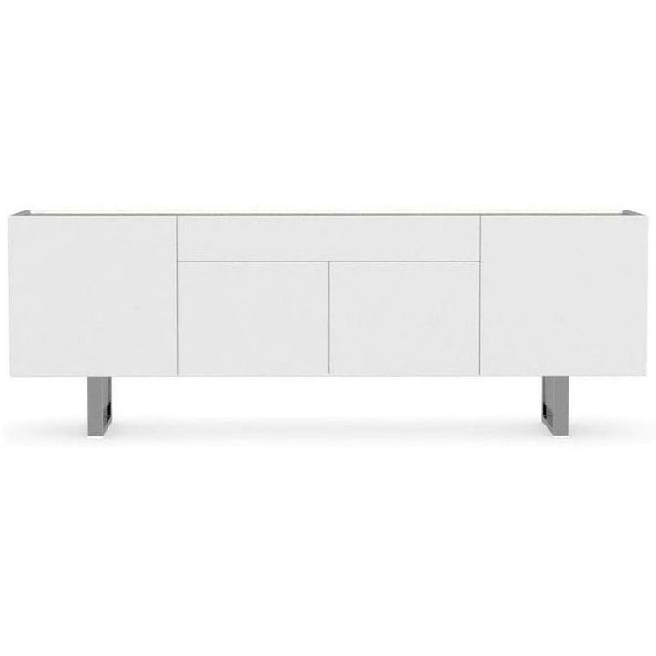 Horizon 4 Door Cabinet Sideboards & Buffets Calligaris P94 Matt Optic White Lacquer